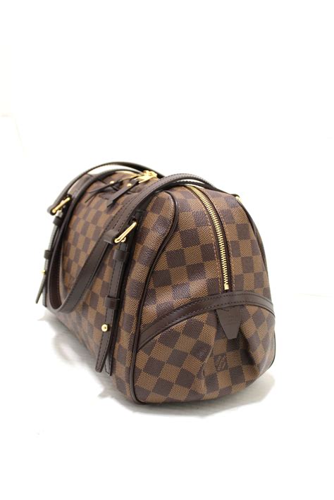 Review of Louis Vuitton Rivington GM Handbag in Damier Ebene